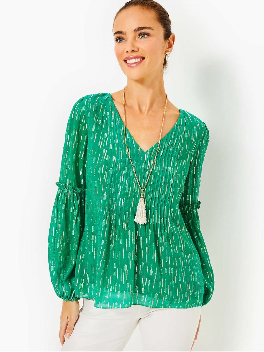 Lilly Pulitzer Cleme Long Sleeve Top
